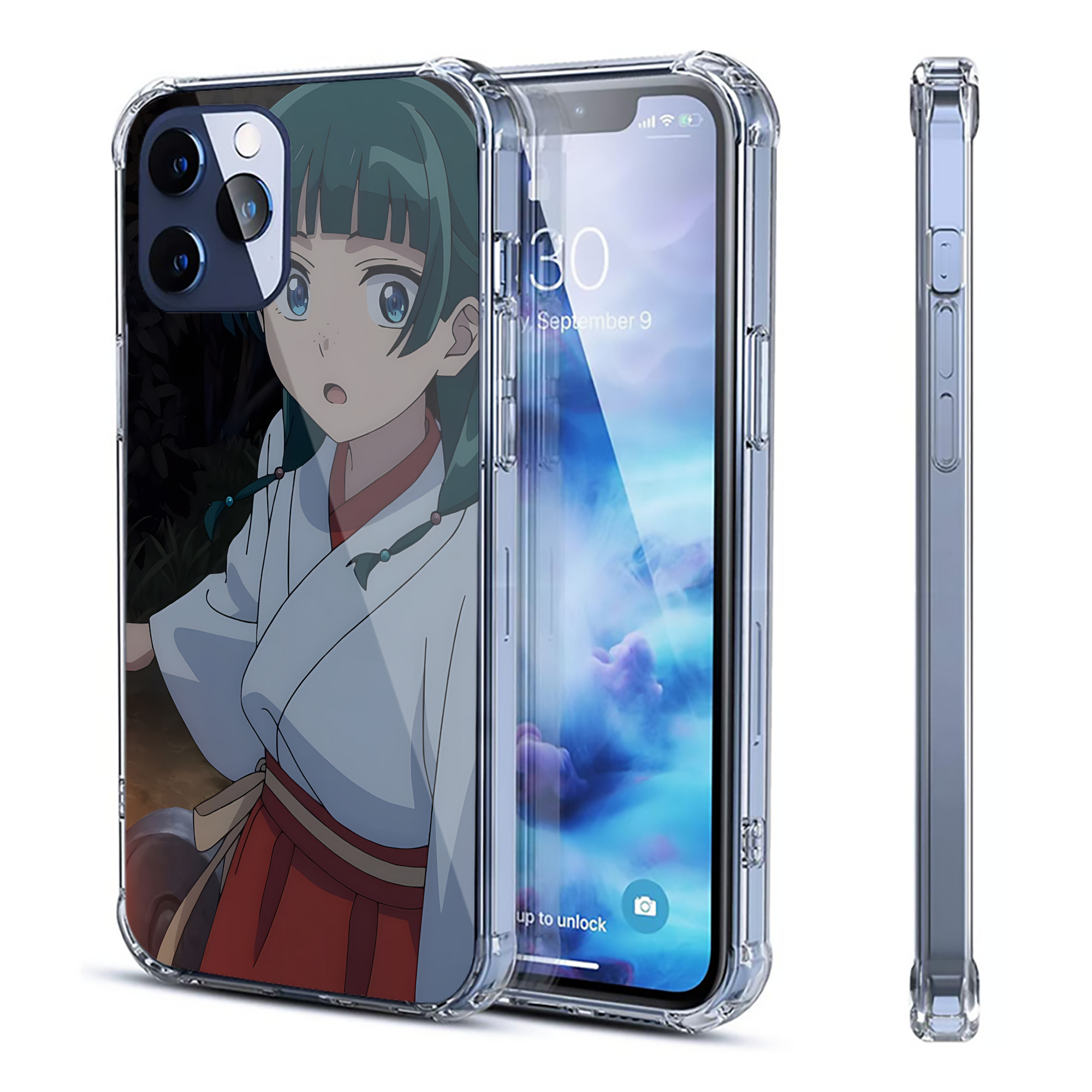 （画像用） 薬屋のひとりごと The Apothecary Diaries 【iPhone 12シリーズ対応】透明スマホケース（クリアソフトケース）